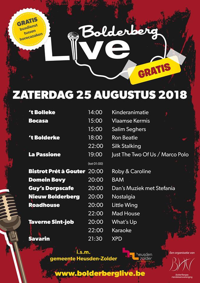 BOLDERBERG LIVE KOMT ER AAN ! update!