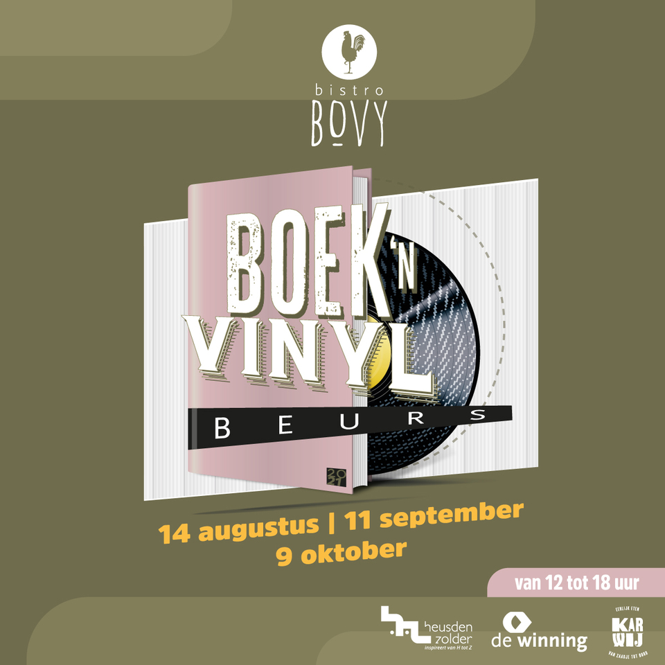 Domein Bovy: boeken 'N vinylbeurs